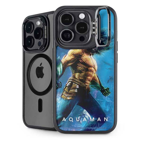 DC Comics Aquaman Movie Arthur Curry Poster iPhone 13 Pro Max Kickstand Case