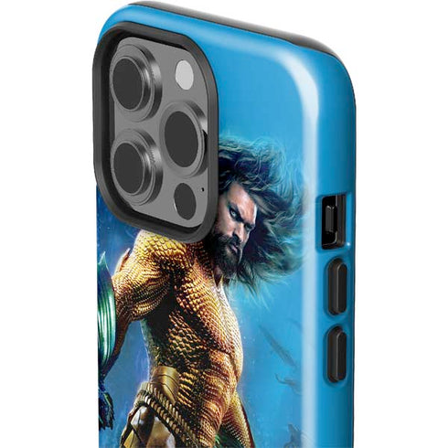 DC Comics Aquaman Movie Arthur Curry Poster iPhone 15 Pro Impact Case