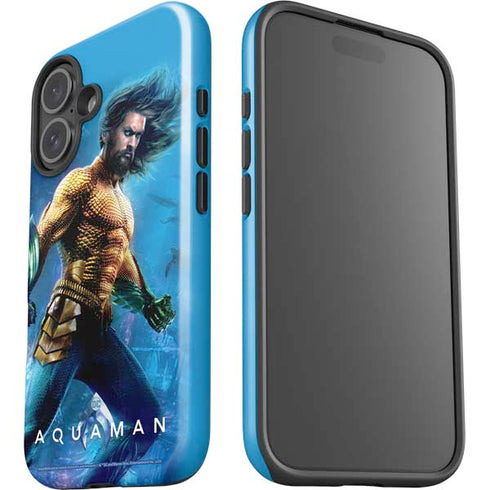 DC Comics Aquaman Movie Arthur Curry Poster iPhone 16 Impact Case
