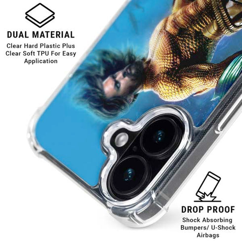 DC Comics Aquaman Movie Arthur Curry Poster iPhone 16 Plus MagSafe Case