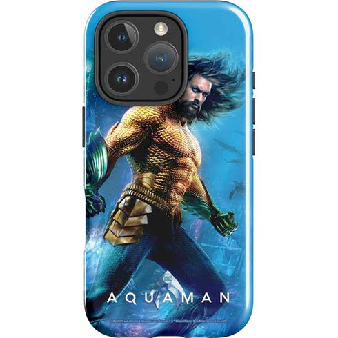 DC Comics Aquaman Movie Arthur Curry Poster iPhone 16 Pro Max Impact Case