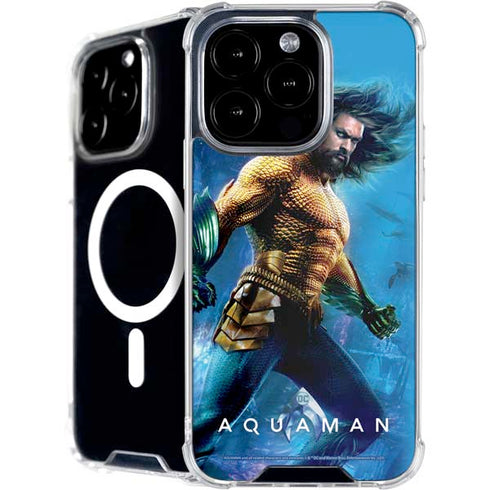 DC Comics Aquaman Movie Arthur Curry Poster iPhone 16 Pro Max MagSafe Case