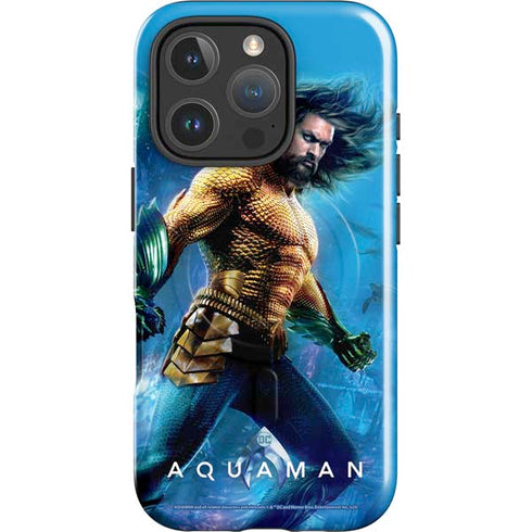 DC Comics Aquaman Movie Arthur Curry Poster iPhone 16 Pro Max Magsafe Impact Case
