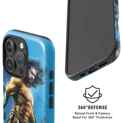 DC Comics Aquaman Movie Arthur Curry Poster iPhone 16 Pro Max Magsafe Impact Case