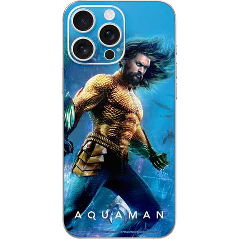 DC Comics Aquaman Movie Arthur Curry Poster iPhone 16 Pro Max Skin