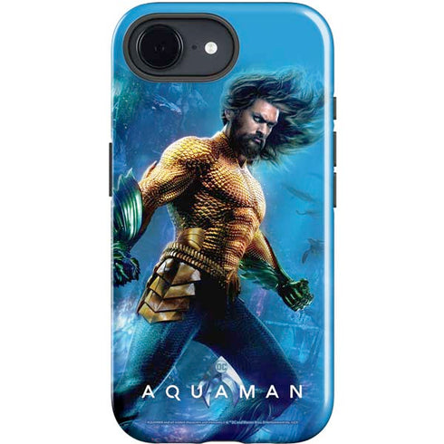 DC Comics Aquaman Movie Arthur Curry Poster iPhone 16e Impact Case