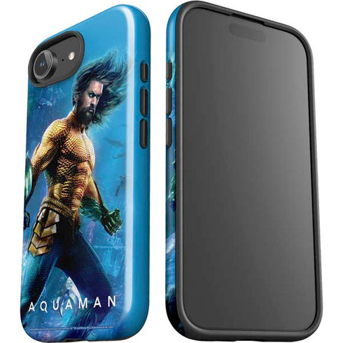 DC Comics Aquaman Movie Arthur Curry Poster iPhone 16e Impact Case