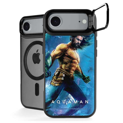 DC Comics Aquaman Movie Arthur Curry Poster iPhone 17 Air Kickstand Case