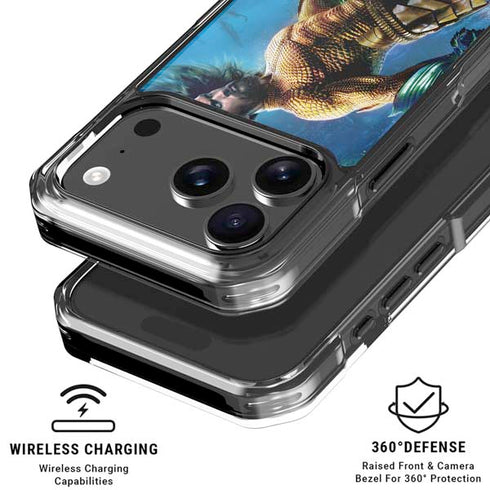 DC Comics Aquaman Movie Arthur Curry Poster iPhone 17 Pro Max Clear Case