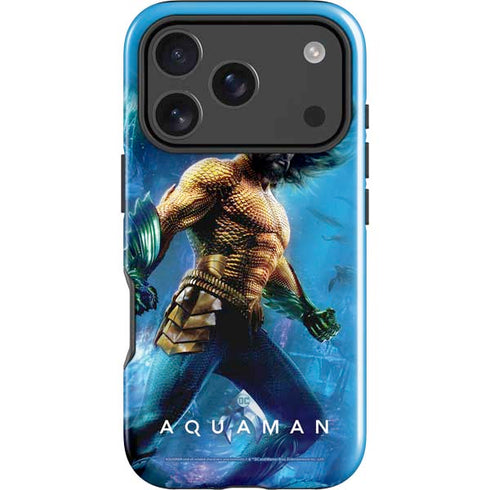 DC Comics Aquaman Movie Arthur Curry Poster iPhone 17 Pro Max Impact Case