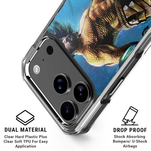 DC Comics Aquaman Movie Arthur Curry Poster iPhone 18 Pro Clear Case
