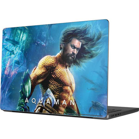 DC Comics Aquaman Movie Arthur Curry Poster Apple MacBook Pro 14-inch Skin