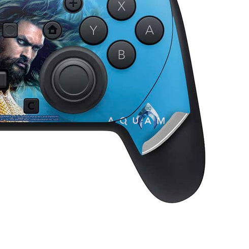 DC Comics Aquaman Movie Arthur Curry Poster Nintendo Switch 2 (2025) Pro Controller Skin