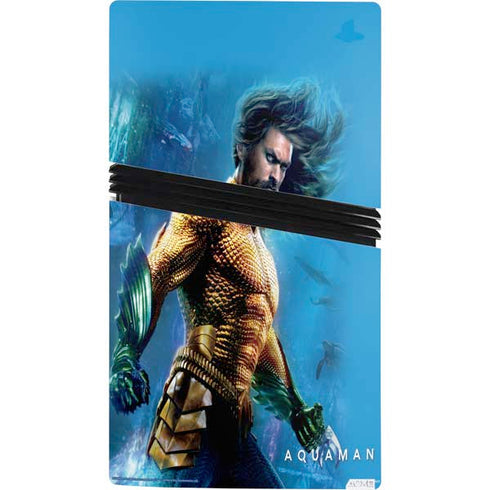 DC Comics Aquaman Movie Arthur Curry Poster PS5 Pro Bundle Skin