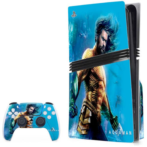 DC Comics Aquaman Movie Arthur Curry Poster PlayStation PS5 Skins