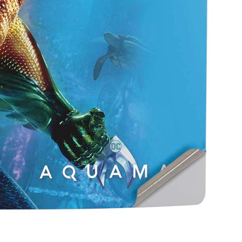 DC Comics Aquaman Movie Arthur Curry Poster PS5 Pro Disk Console Skin