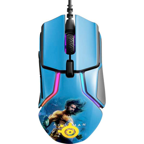 DC Comics Aquaman Movie Arthur Curry Poster SteelSeries Rival 600 Gaming Mouse Skin