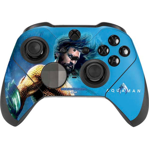 DC Comics Aquaman Movie Arthur Curry Poster Xbox Elite Wireless Controller Series 2 Skin