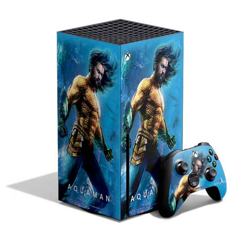 DC Comics Aquaman Movie Arthur Curry Poster Xbox Series X Bundle Skin
