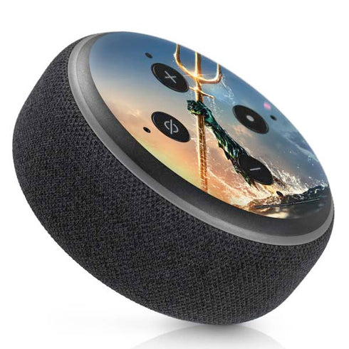 DC Comics Aquaman Movie Poster Trident Amazon Echo Dot Skin