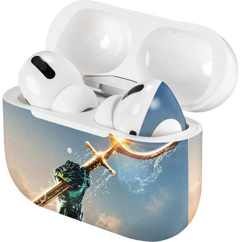 DC Comics Aquaman Movie Poster Trident Apple AirPods Pro Skin