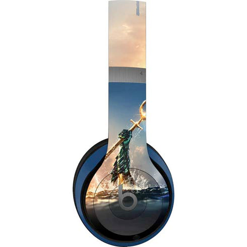 DC Comics Aquaman Movie Poster Trident Beats Solo 4 Wireless Headphones Skin