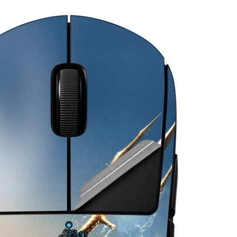DC Comics Aquaman Movie Poster Trident G Pro Wireless Gaming Mouse Skin