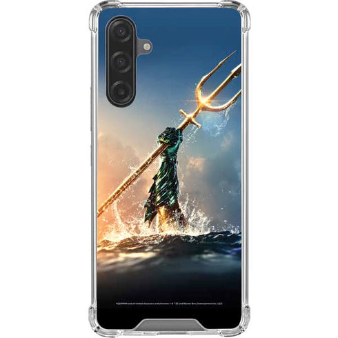 DC Comics Aquaman Movie Poster Trident Galaxy A17 Clear Case