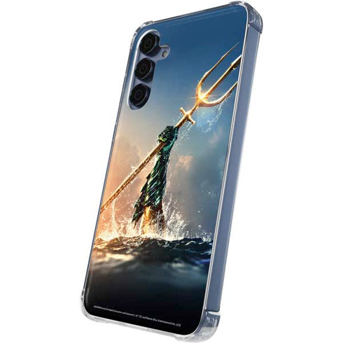 DC Comics Aquaman Movie Poster Trident Galaxy A35 5G Clear Case