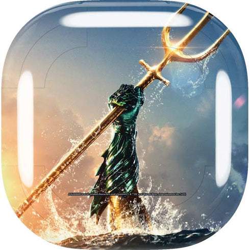 DC Comics Aquaman Movie Poster Trident Galaxy Buds Live Skin