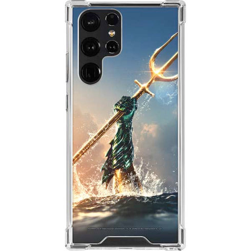 DC Comics Aquaman Movie Poster Trident Galaxy S23 Ultra Clear Case