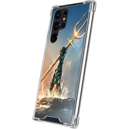 DC Comics Aquaman Movie Poster Trident Galaxy S23 Ultra Clear Case