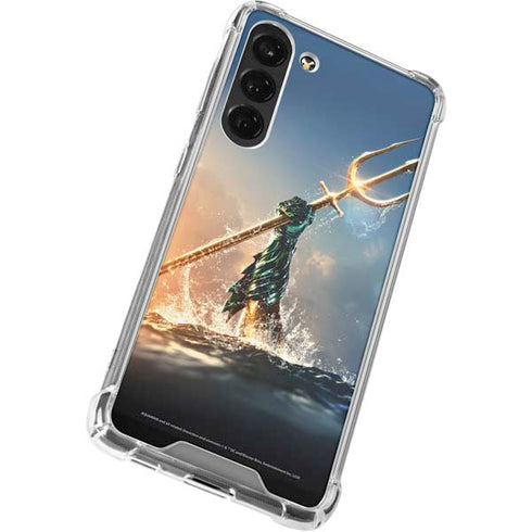 DC Comics Aquaman Movie Poster Trident Galaxy S24 FE Clear Case