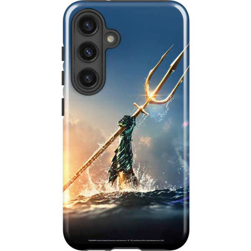 DC Comics Aquaman Movie Poster Trident Galaxy S25 Plus Impact Case