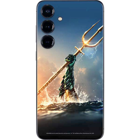 DC Comics Aquaman Movie Poster Trident Galaxy S25 Plus Skin
