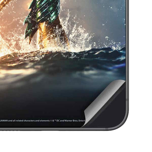 DC Comics Aquaman Movie Poster Trident Galaxy S25 Skin