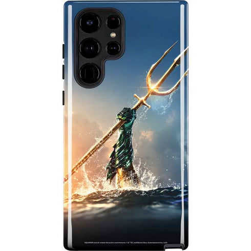 DC Comics Aquaman Movie Poster Trident Galaxy S25 Ultra Impact Case