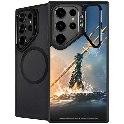 DC Comics Aquaman Movie Poster Trident Galaxy S24 Ultra Kickstand Case