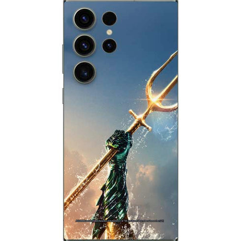 DC Comics Aquaman Movie Poster Trident Galaxy S25 Ultra Skin