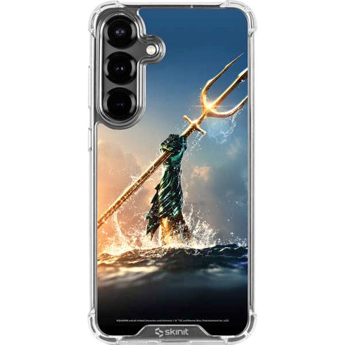 DC Comics Aquaman Movie Poster Trident Galaxy S26 Clear Case