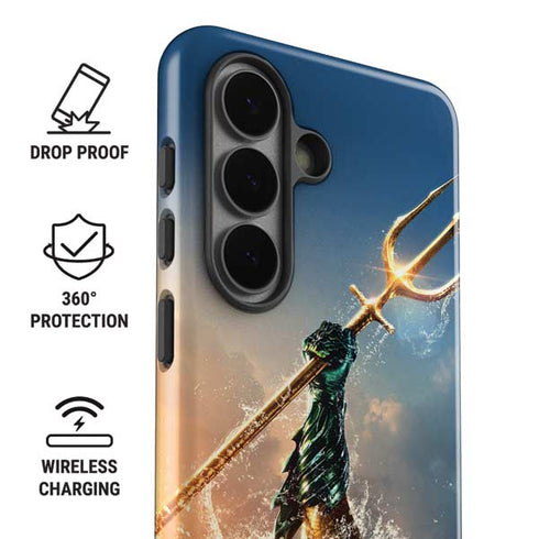 DC Comics Aquaman Movie Poster Trident Galaxy S26 Impact Case