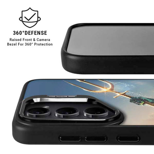 DC Comics Aquaman Movie Poster Trident Galaxy S26 Plus Kickstand Case