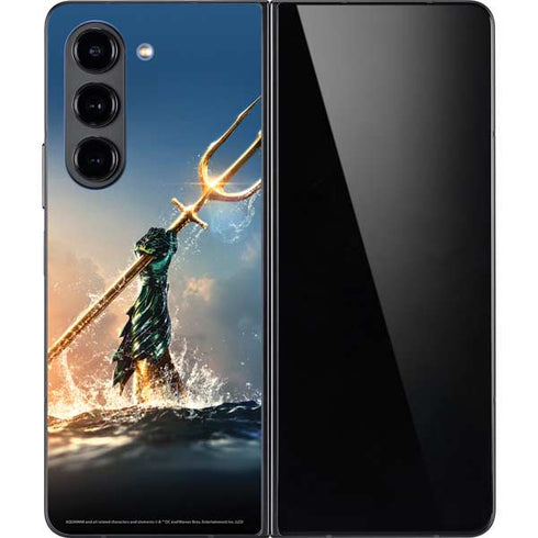DC Comics Aquaman Movie Poster Trident Galaxy Z Fold5 5G Skin