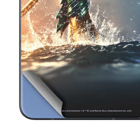 DC Comics Aquaman Movie Poster Trident Galaxy Z Fold5 5G Skin