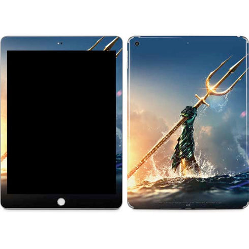 DC Comics Aquaman Movie Poster Trident Apple iPad Skin