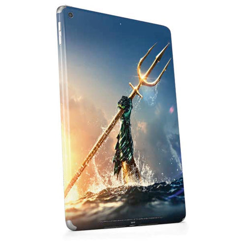 DC Comics Aquaman Movie Poster Trident Apple iPad Skin