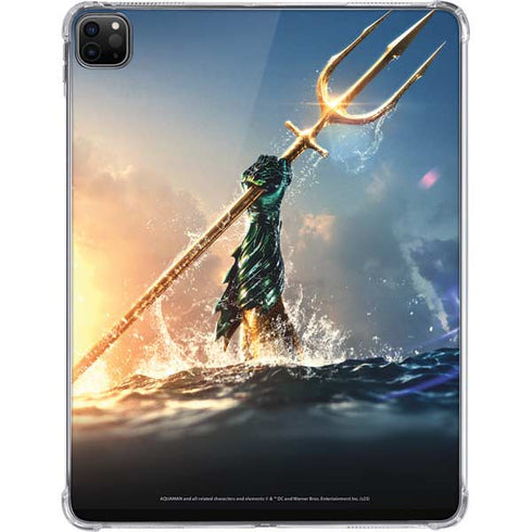 DC Comics Aquaman Movie Poster Trident iPad Pro 11in (2024) Clear Case