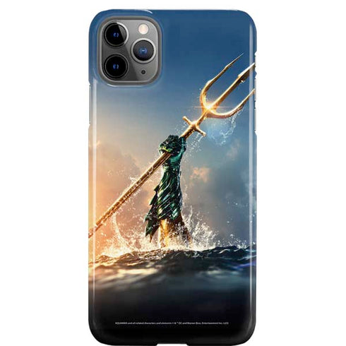 DC Comics Aquaman Movie Poster Trident iPhone Cases