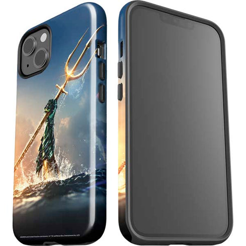 DC Comics Aquaman Movie Poster Trident iPhone 15 Impact Case