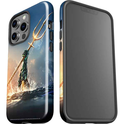 DC Comics Aquaman Movie Poster Trident iPhone 15 Pro Impact Case